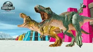 RELEASE ALL 73 TERRESTRIAL DINOSAURS SPECIES SINGLE EGG IN BIOSYN SANCTUARY - JWE3