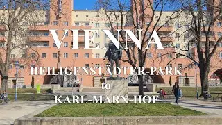 Heiligenst&auml;dter-Park to Karl-Marx-Hof, Vienna Walking Tour 4k 60fps