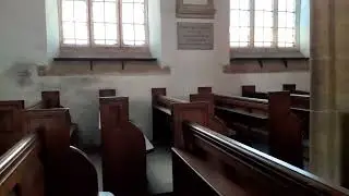 Taking a pew, in All Saints church, Langport, Somerset, on 15th May 2023