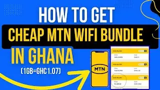 Как получить недорогой пакет MTN Wi-Fi в Гане (1 ГБ = 1,07 GHC) | оптоволоконный широкополосный д...