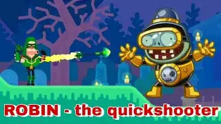 Bowmasters ROBIN-the quickshooter vs ZOMBIES epic gameplay