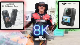 DJI OSMO 360 vs Insta360 X5: Motorcycle Perspective