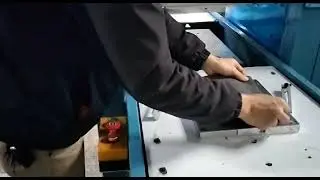 High frequency welding and cutting machine for welding waist supporter
