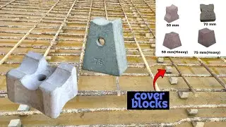 How to use cover blocks|| Importance of cover blocks|| #civilengineering #building construction||