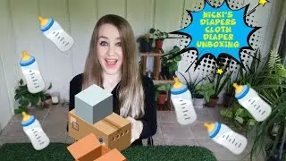 Nicki's Diapers Cloth Diaper And Other Baby Items Unboxing