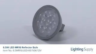 Satco 6.5W LED MR16 Reflector Bulb (6.5MR16/LED/40'/50K/12V)