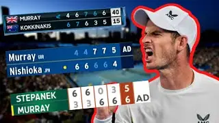 Andy Murray - All 11 Comeback Wins From Two Sets Down RECORD (HD)