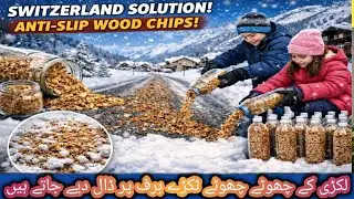 Switzerland 🇨🇭 Life secure in snow ❄️avoid slipping in so much snow 🌨️🤢 #foryou #swisslifestyle 