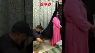 ❤️Indian Beautiful Longhair Style Woman💋 #shorts #hairstyle #4k #love #shortsviral #reels #hair #uk😍
