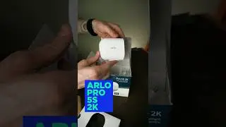 Распаковка домашней камеры видеонаблюдения Arlo Pro 5S 2K