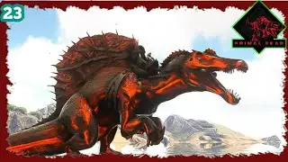 Chaos Spino Taming  🔥 Ark Primal Fear Ark Survival Evolved EP.23 Rabbit05 gaming