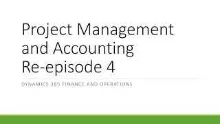 Episode 4 - How to create Item, Fee&  Onaccount in D365 Finance and Operations PMA module?