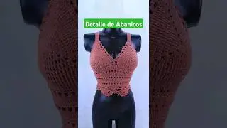 Tutorial Disponible 🥰  #toptejido #topcrochet #crochetmoderno #crochettop #tejidos