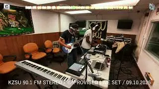 Live Set 09102025 @ KZSU Stanford 90.1 FM Stereo w/ GaHv