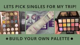 CURATING MY TRAVEL PALETTE || Choosing singles for my trip // BYOP