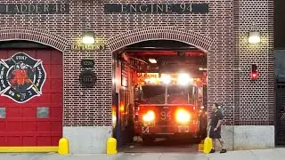 FDNY Engine 94 Responding