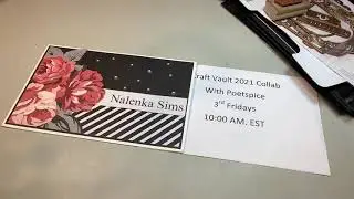 Craft Vault 2021 Collab W/Poetspice -  November - Spellbinders Grand Vaulted Cabinet #Spellbinders