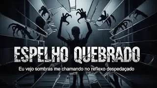 Rap Brasileiro Reflexivo Espelho Quebrado (Lyric Video Sombrio e Intenso)