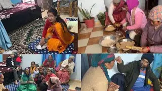 आज था छोटी सास के घर पर कथा।❤️