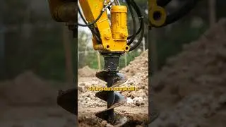 The AUGER DRILL ATTACHMENT That's CHANGING THE GAME For Heavy Machinery
