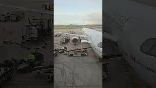Air transat A 321 NEO At the gate  from Lisbon airport