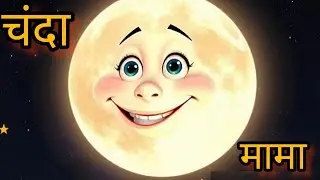 Chanda Mama new song for kids enjoy kids Hindi Rhymes #kidsforfun  #kidsvideo #kidssongs #cartoon