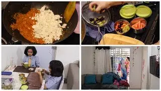 My BUSY MORNING ROUTINE | Kids School, Morning Breakfast, Lunchbox Preparation | lunch preparation