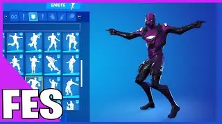 Fortnite Dark Vertex Skin With all my Fortnite Dances & Emotes!