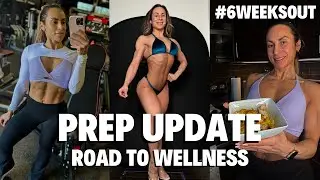 PREP UPDATE 6 WEEKS OUT | Healthy brownie recipe |ROAD TO WELLNESS