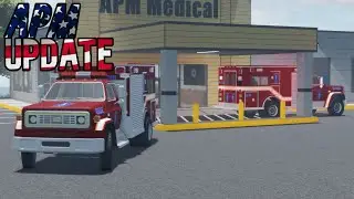 Обзор обновления APM! (Скорая помощь и больница) | Roblox American Plains Mudding