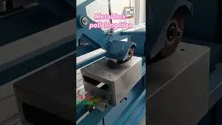 metal box polishing by manual method #fire box polishing #sink polishing #hairline finish
