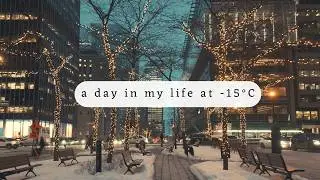a day in my life at -15&deg;C | vlog