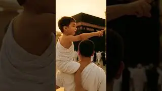 Heartwarming Family Pilgrimage Moments at Kaaba | Islamic Faith & Love in Makkah #shorts #viral
