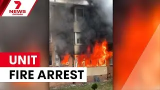 Man arrested after South Coogee unit fire | 7NEWS