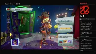 Brickdude playing plants vs. Zombies live stream