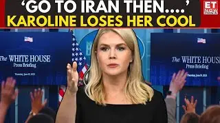 WATCH: Karoline Leavitt’s Explosive Iran Statement During Briefing | Reporter Left Speechless