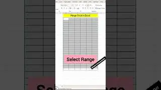 Merge Cells vs Merge Across Explained | Excel Merge Across Ka Magic  #excelhindi #motivation #quotes