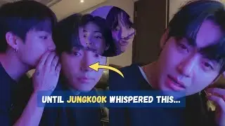 Taehyung Held It Together… Until Jungkook Whispered This