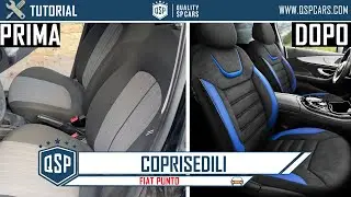 Video Tutorial Montaggio Coprisedili QSPCARS su Fiat Punto o Grande Punto