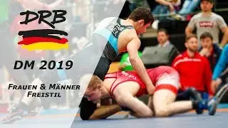 RINGEN DM 19 Frauen & M&auml;nner - 98kg Maria Selmaier vs. Sabrina Fischer