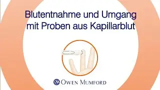 Blutentnahme und Umgang mit Proben aus Kapillarblut