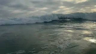 Duck Diving Waves at Salt Creek Beach 