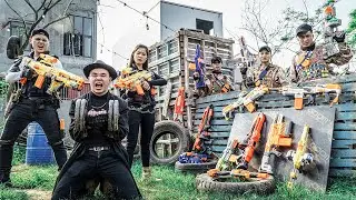 3T Nerf War : Police SWAT Warriors Nerf Guns Fight Attack Crime Tycoon Trap Money $20K Mistake