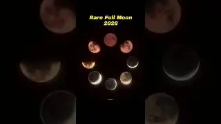 The Rare Full Moon 2026! 🌕🤩 #space #shorts #astronomy #science