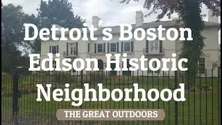 Biking Detroit's Boston Edison Historic Neighborhood