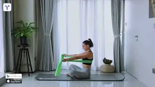 15Min Resistance Band Yoga Stretch Routine