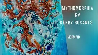 ПРОСТАЯ РАСКРАСКА МИФИЧЕСКОГО СУЩЕСТВА/РУСАЛКИ | МИФОМОРФИЯ | КЕРБИ РОЗАНЕС