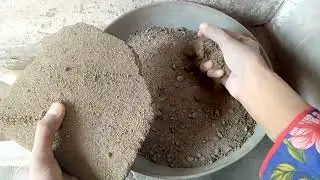 Gritty texture dry Crumbling ⏯️🤧😷#satisfying #asmr 