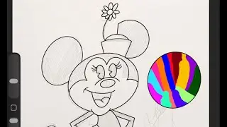 Mystery Color Challenge Ep. 1. Minnie Mouse 🎀