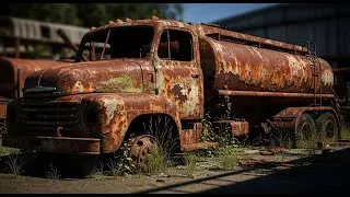 Restoration Forgotten Oil Tanker Truck &mdash; Industrial Restoration